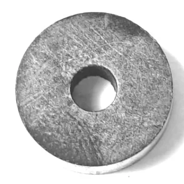 The SM..23 SHOWER SCREEN 48mm is a flat, round metal washer with a central hole—perfect for shower screen installations. © 2025 1st-line.com