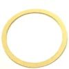 The SP.233 PAPER GASKET SUPPLEMENTAL (SHIM) 65x55x1mm is a light brown, thin, round cardboard ring shown on a white background, ideal for use as a shim or paper gasket. © 2025 1st-line.com