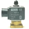 The V.1456 230V 3W 1/8x1/8 PARKER SOLENOID features a black body, brass base, and single connector; operates at 230V, 50-60Hz, with IP65 protection and continuous duty. © 2025 1st-line.com