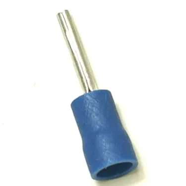 The V.2364 12-13 QUICK CLAMP is a blue insulated electrical ferrule terminal with a metal tube, ideal for wire connections and compatible with QUICK CLAMP systems. © 2025 1st-line.com