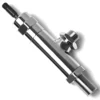 The VBM RACCRUBLOLLO Lollo Tap Body is a shiny chrome plumbing valve with threaded ends and a side outlet, shown isolated on a white background. © 2025 1st-line.com