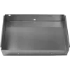 The VBM CARRCASDOSARV Super Drip Tray Drawer (pre 2020 old style) is a rectangular stainless steel tray with raised edges and three holes on the back panel, shown against a white background. © 2025 1st-line.com