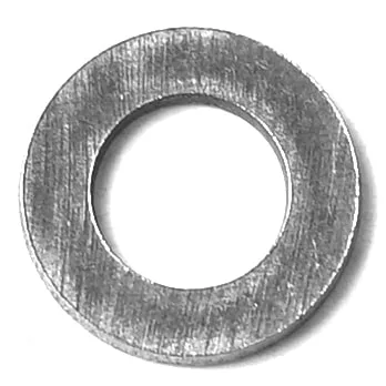 A close-up image of the MZ...4 WASHER 10x6x1mm, a circular metal washer with a central hole, designed for reliable performance in mechanical assemblies. © 2025 1st-line.com