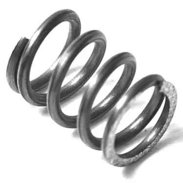 A close-up of the 1st-line Tap Joint Spring 12x16.5 mm is shown diagonally on a white background. © 2025 1st-line.com