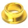 A close-up of the Lelit MC742-7 Guide, a small gold-colored metal bushing with a central hole and a slightly wider flange, shown against a white background. © 2025 1st-line.com