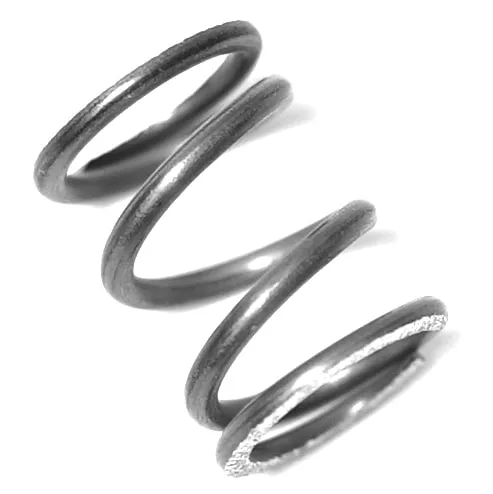 A close-up of the Lelit MC742-8 Spring, a shiny cylindrical coil tightly wound, is shown at an angle on a plain white background. © 2025 1st-line.com