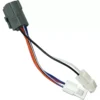 A multi-colored VBM ELETCAVDM ELECTRICAL WIRE for POWER SWITCH features a gray rectangular connector on one end and two white connectors on the other, all joined by several colored wires. © 2025 1st-line.com