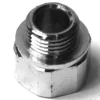 Close-up image of a shiny metallic hexagonal nut with internal threading, part of the F.2452 RIMINI/ARIANNE FILTER KIT, shown against a white background. © 2025 1st-line.com
