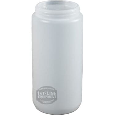 The ACS MIN0012 Water Tank is a translucent, cylindrical plastic container without a lid, labeled ACS MIN0012 1st-Line Equipment near its base. © 2025 1st-line.com