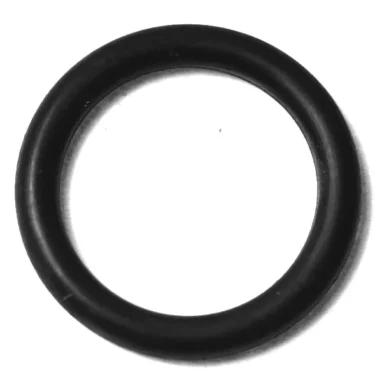 The F..336 STEAM/WATER VALVE KNOB BOWL WASHER is a black rubber O-ring gasket, circular in shape, photographed on a white background, and commonly used as a seal in valve assemblies. © 2025 1st-line.com