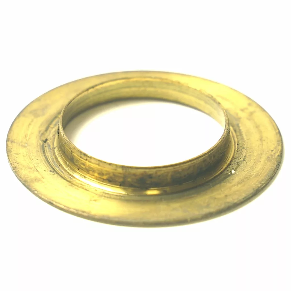 The F...40 FUTURMAT LEVER GROUP WASHER is brass-colored with a wide, flat rim and a raised inner ring, shown on a white background. © 2025 1st-line.com