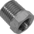 The Lelit CD506 Coupling / Reducer is a metal hexagonal adapter with external and internal threads, designed to connect pipes or fittings of different sizes. © 2025 1st-line.com
