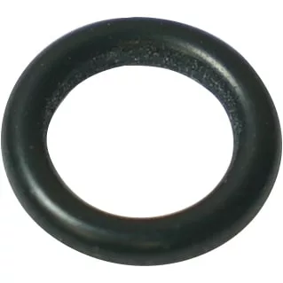 A close-up of the 1st-Line O-Ring 7.2x1.9mm EPDM, circular with a smooth black surface, displayed on a white background. © 2025 1st-line.com