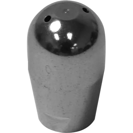 The 1st-Line Stainless Steel Nozzle 2-Holes is a metallic, cylindrical nozzle with a rounded top and two small holes, resembling a salt shaker or specialized dual-hole nozzle. © 2025 1st-line.com