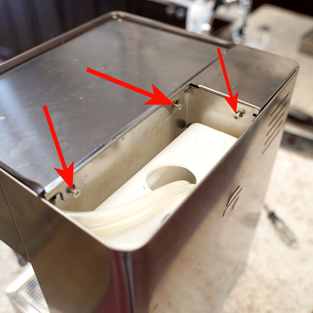 Lelit Elizabeth Technical SupportTop Panel Removal