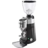 A black and silver Kony S commercial espresso grinder with a clear bean hopper, digital display, and metallic base, designed for professional or home espresso preparation. © 2025 1st-line.com