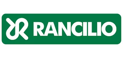 Green and white Rancilio logo featuring a stylized R emblem on the left and the brand name RANCILIO in bold, uppercase letters on the right—perfect for espresso machine and grinders package deals. © 2025 1st-line.com