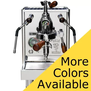 The Bezzera Aria HX Special Edition Espresso Machine w/ Flow Control features handles and gauges for precise adjustments, ensuring the perfect brew every time. © 2025 1st-line.com