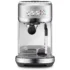 The Breville Bambino Plus™ Espresso Machine in stainless steel, with front buttons, knob, central portafilter, and right-side steam wand, shown against a white background. © 2025 1st-line.com