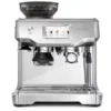 The Breville Barista Touch™ Espresso Machine combines a built-in grinder, touchscreen display, steam wand, and portafilter for easy home espresso, latte, and cappuccino making. © 2025 1st-line.com