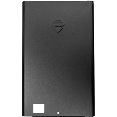 A black rectangular Lelit 1100062 appliance body for White Mara X, with a small white square near the bottom, a circular indentation below it, and an embossed logo centered on the upper half. © 2025 1st-line.com