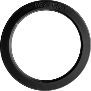 A black rubber gasket with BEZZERA embossed on the top edge, designed for the Lelit 1400278 Water Tank Cover for Black Mara X, shown against a white background. © 2025 1st-line.com