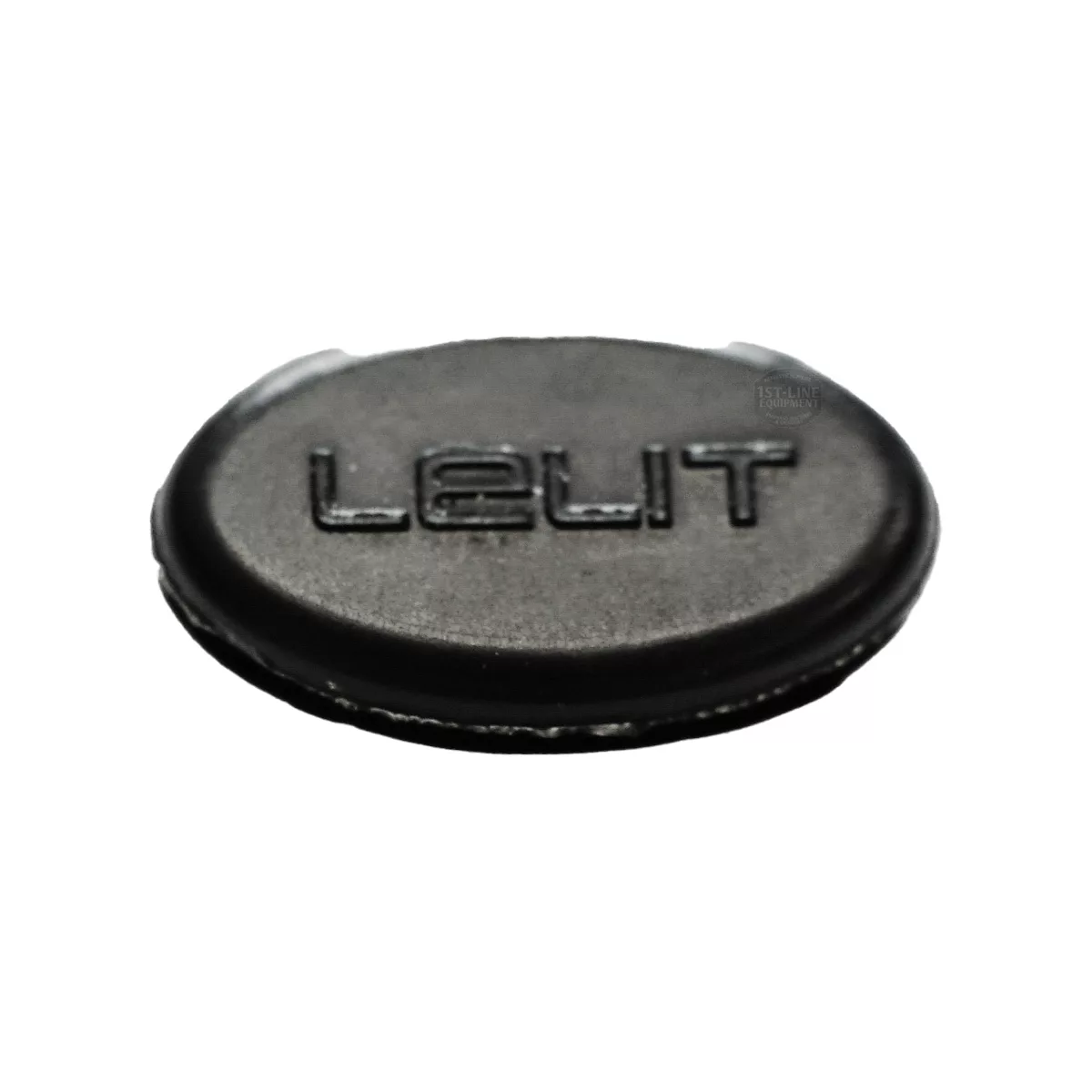 A round, black, plastic Lelit 1400278 Water Tank Cover for Mara X machines is shown on a white background with LEWIT embossed on top. © 2025 1st-line.com