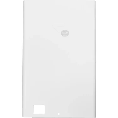 A white, rectangular plastic wall-mounted Lelit 1100062 Appliance Body dispenser with a circular bottom opening and subtle logo—compatible with Mara X. © 2025 1st-line.com