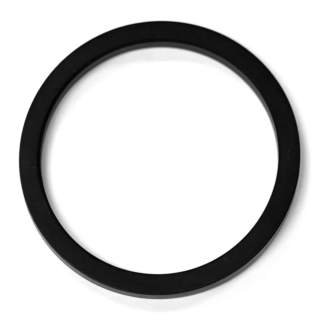 The ACS VEN0059 Grouphead Gasket, a flat, circular black gasket, is shown against a white background. © 2025 1st-line.com