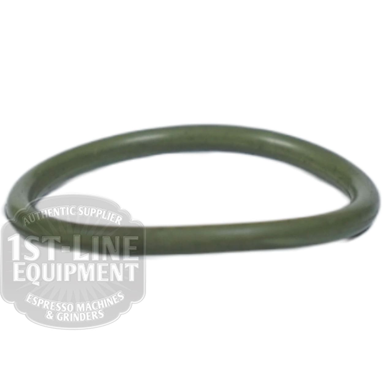 An Elektra 00956035 O-ring, green in color, is shown on a white background with the 1st Line Equipment logo watermark partially over the left side of the image. © 2025 1st-line.com