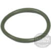 An Elektra 00956035 O-ring made of green rubber is displayed on a white background, featuring a semi-transparent 1st Line Equipment logo watermark in the lower right corner. © 2025 1st-line.com