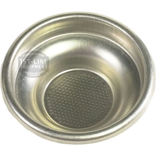 The Lelit 1600065 IMS 58mm 1-Cup Filter Basket (9-11g) features fine holes for excellent espresso extraction. © 2025 1st-line.com