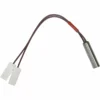 The Bezzera 5963306 Cartridge Heating Element 110V 100W is a metal cylindrical temperature sensor with two brown wires and white plastic connectors, ideal for compatible applications. © 2025 1st-line.com
