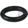 A small black ACS MIN0076 Minima Steam Valve O-ring 7.2x1.9, made of rubber, is shown on a white background as a sealing component. The image features a semi-transparent 1st-Line Equipment watermark. © 2025 1st-line.com