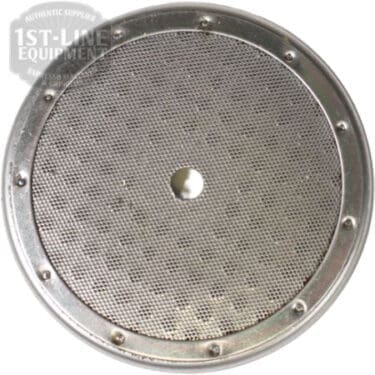 The 58 mm Dispersion Screen with Center Opening features a nano-coated mesh center and a precise central hole, surrounded by a solid metal border for durability and easy installation. © 2025 1st-line.com
