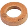 The Bezzera 5494024.01 Aria Heat Exchanger Gasket is a brown, circular felt gasket with a central hole and small black dots on one side, designed for Bezzera Aria Heat Exchanger machines and shown against a white background. © 2025 1st-line.com