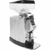 The Faema TOUCH & MATCH Espresso Coffee Grinder, featuring a digital display, clear top bean hopper, and sleek metallic body, is displayed against a white background—ideal for the TOUCH & MATCH experience. © 2025 1st-line.com