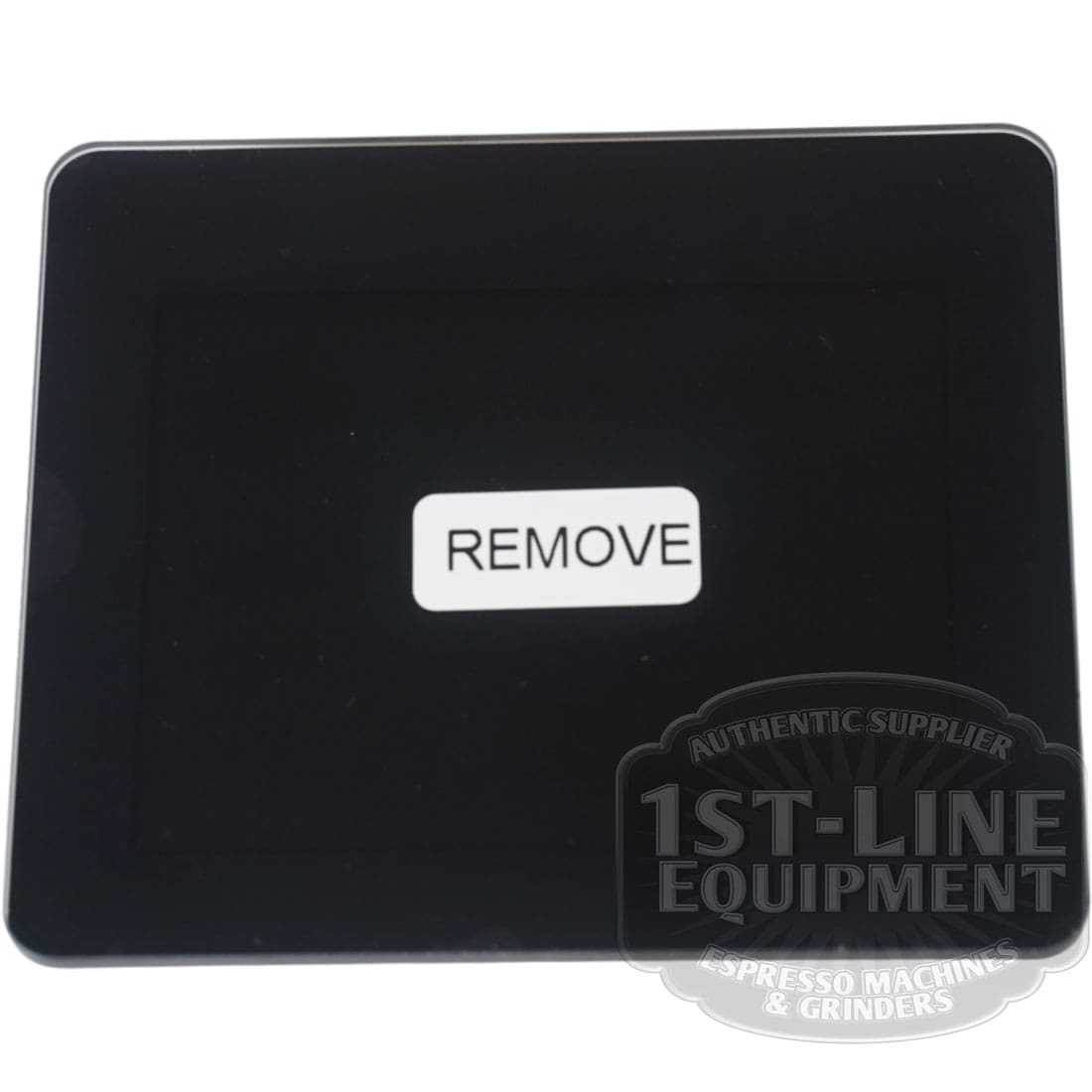 The Quamar RMTP00001 Display Board M80/TP is a black, rectangular board with a central white REMOVE label and a semi-transparent 1st-Line Equipment logo in the lower right corner. Compatible with M80 TP. © 2025 1st-line.com