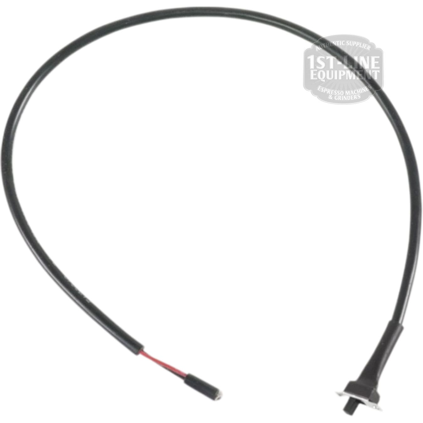 The VBM ELETCAVMICRSCOR Wired Slide Switch features a black cable with a connector on one end and the slide switch on the other, forming a loose loop and shown against a white background. © 2025 1st-line.com