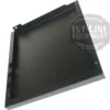 The Torre T02FIA001NO Right Side Panel - Matte Black features a rectangular metal tray design with smooth surfaces, slightly raised edges, and side cutouts. The 1st-Line Equipment logo appears as a watermark in the upper right corner. © 2025 1st-line.com
