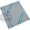 Square perforated metal plate for Torre T02SCA003 Cup Warmer T02. Features multiple small square holes, four corner screws, and a blue laser icon on a white background. Labeled Novace Solution for LASER Fiber LASER CO2. © 2025 1st-line.com