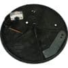 The Elektra 04.05311 Microcasa Safety Thermostat Kit includes a round black plastic base with radial supports labeled 1st-Line Equipment, a mounted metal bracket, thermostat with wired sensor, and two screws. © 2025 1st-line.com