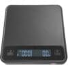 The Eureka Precisa Bluetooth Digital Scale features a black surface, illuminated display reading 000.1 grams, and ZERO and TARE buttons beside the display for precise measurements. © 2025 1st-line.com