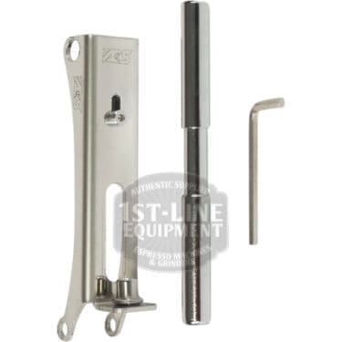 The ACS Flush Lever, along with a cylindrical rod and a small hex key, is shown side by side on a white background featuring a subtle 1st-Line Equipment watermark in the center. © 2025 1st-line.com