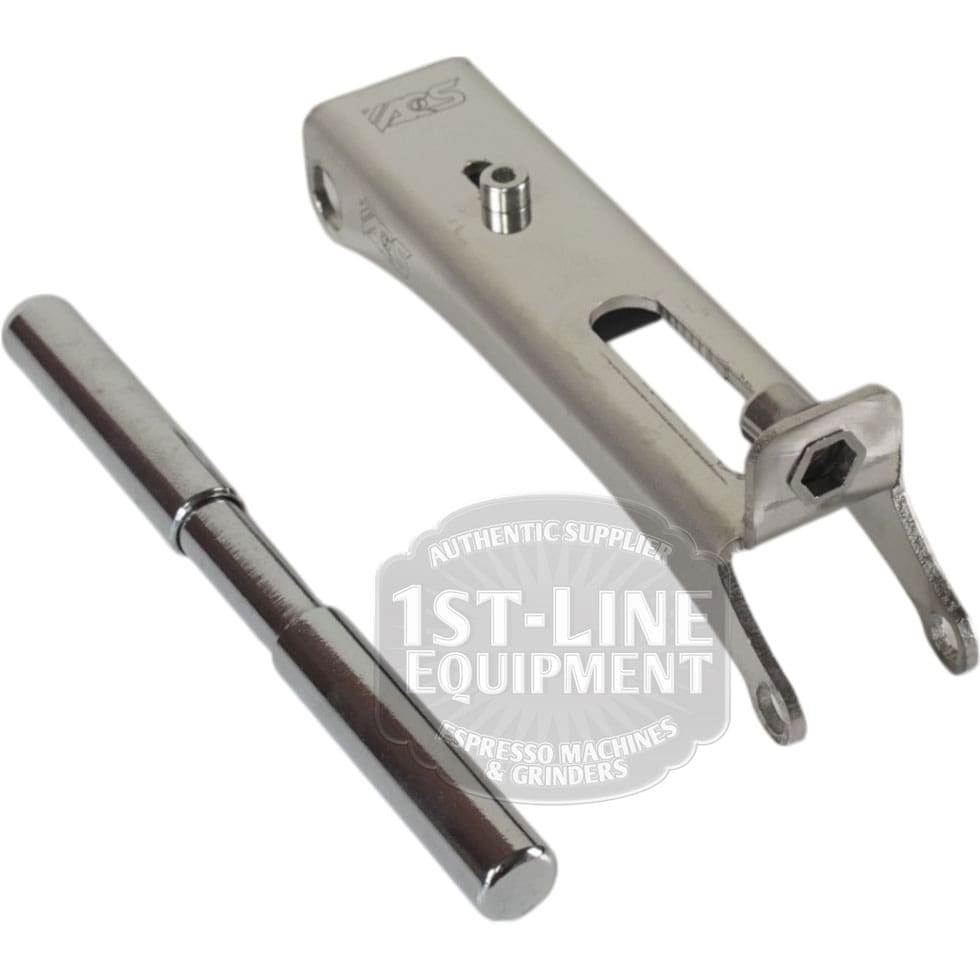 The ACS Flush Lever features a metal alignment tool with an adjustable slot, hex socket, and a detachable cylindrical handle, all shown on a white background—ideal for precise flush lever installation. © 2025 1st-line.com