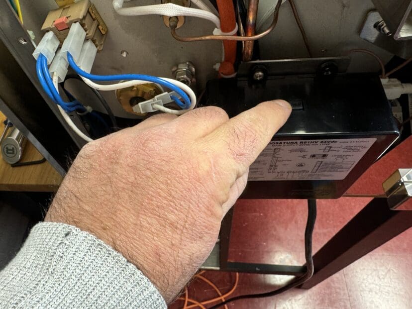 Brain unit picture of Rocket EPICA dual boiler lever espresso machine