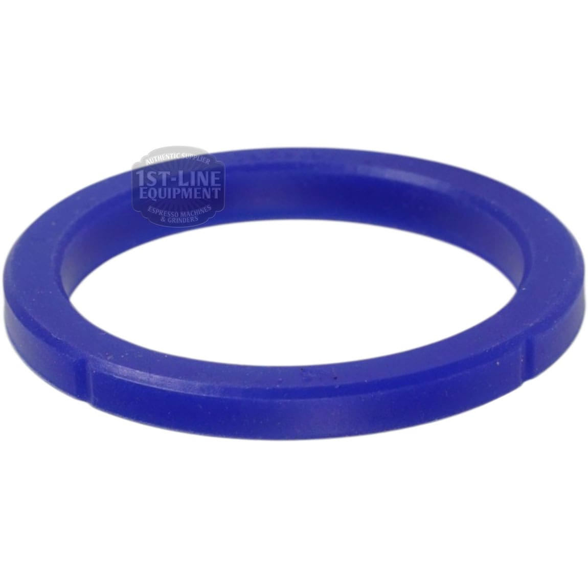 A blue silicone Cafelat NS 1 Portafilter Gasket (71x56.5x9mm) for Nuova Simonelli, featuring a smooth surface with slight grooves, shown against a white background. © 2025 1st-line.com