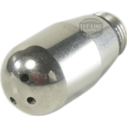 A close-up of the Torre SPRU0001 3-hole Steam Tip with Gasket, featuring multiple small holes for use with espresso machines. © 2025 1st-line.com