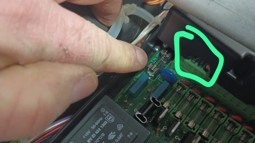 Picture of ACS Vostok internal controller brain unit