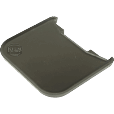 The Lelit 3700050 William Grind Drip Tray is a dark gray, rectangular plastic tray with raised edges and a curved corner, ideal as a replacement for William Grind espresso machines and compatible small appliances. © 2025 1st-line.com